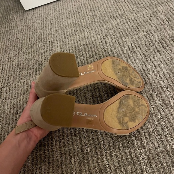 Chinese Laundry Block heels women 8.5 tan - Picture 6 of 8
